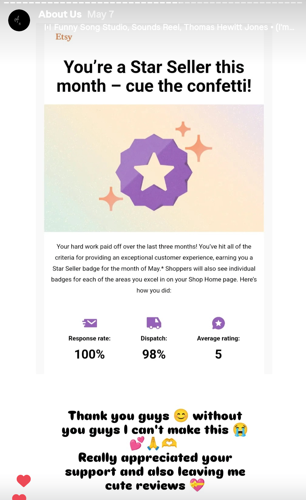 Lovely Reviews 𐙚⋆°。⋆♡ from our Customers 💓 🙏Thank You for tagging us and make a heartfelt review for us 🥺🫶
