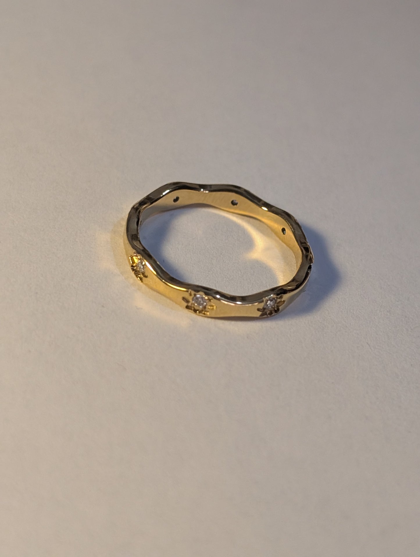 Golden Era Stainless Steel Plated With 18k Gold Ring