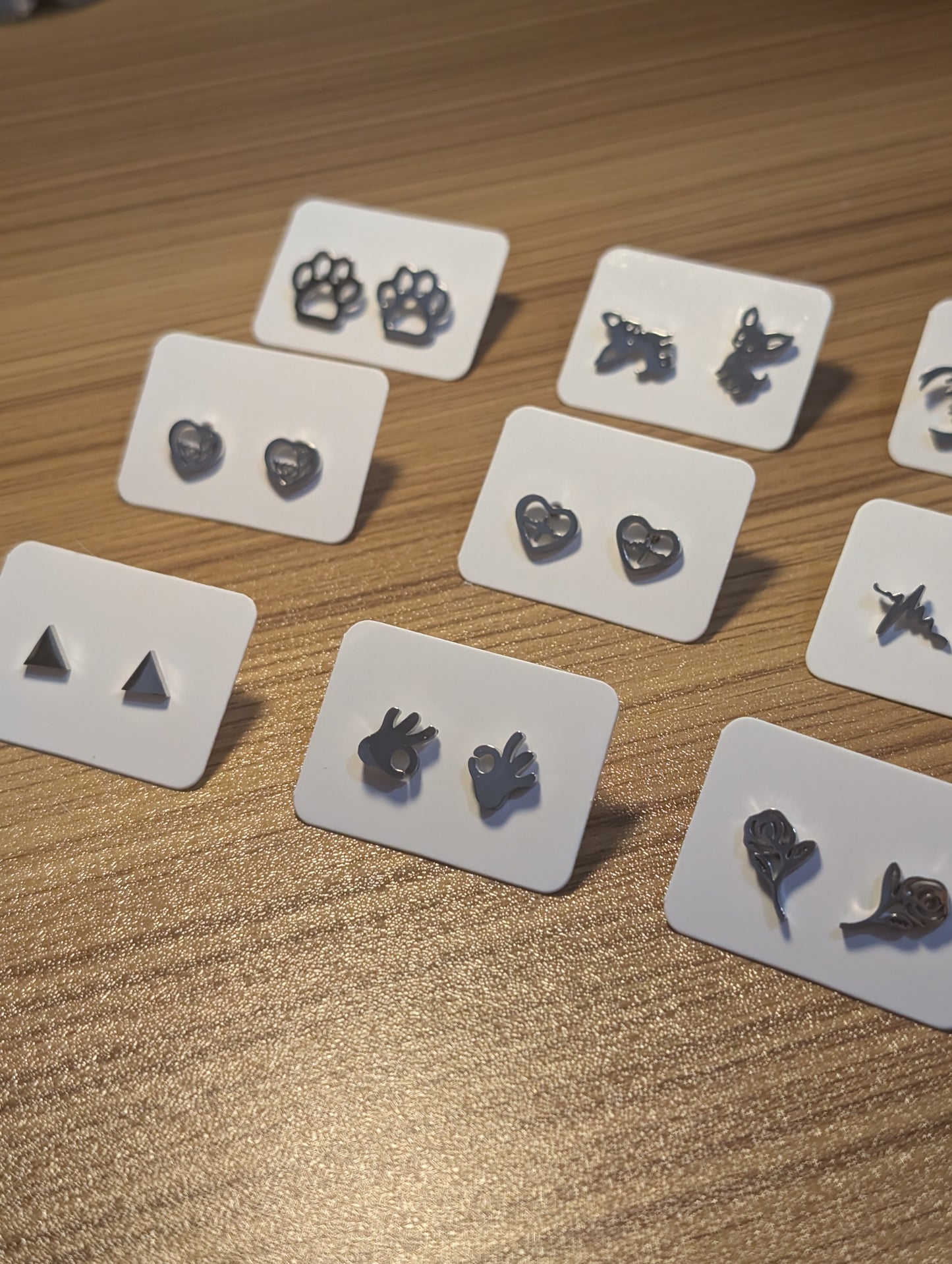 Stainless Steel Elegant and Cute Earrings, minimalist style, unique style, Waterproof and no tarnish