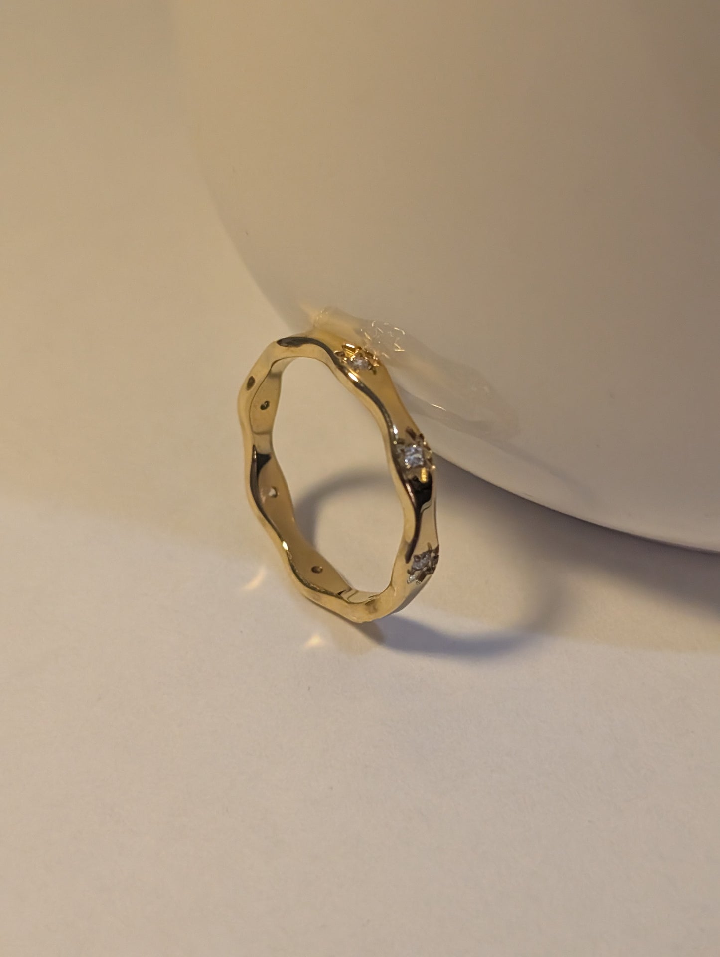 Golden Era Stainless Steel Plated With 18k Gold Ring