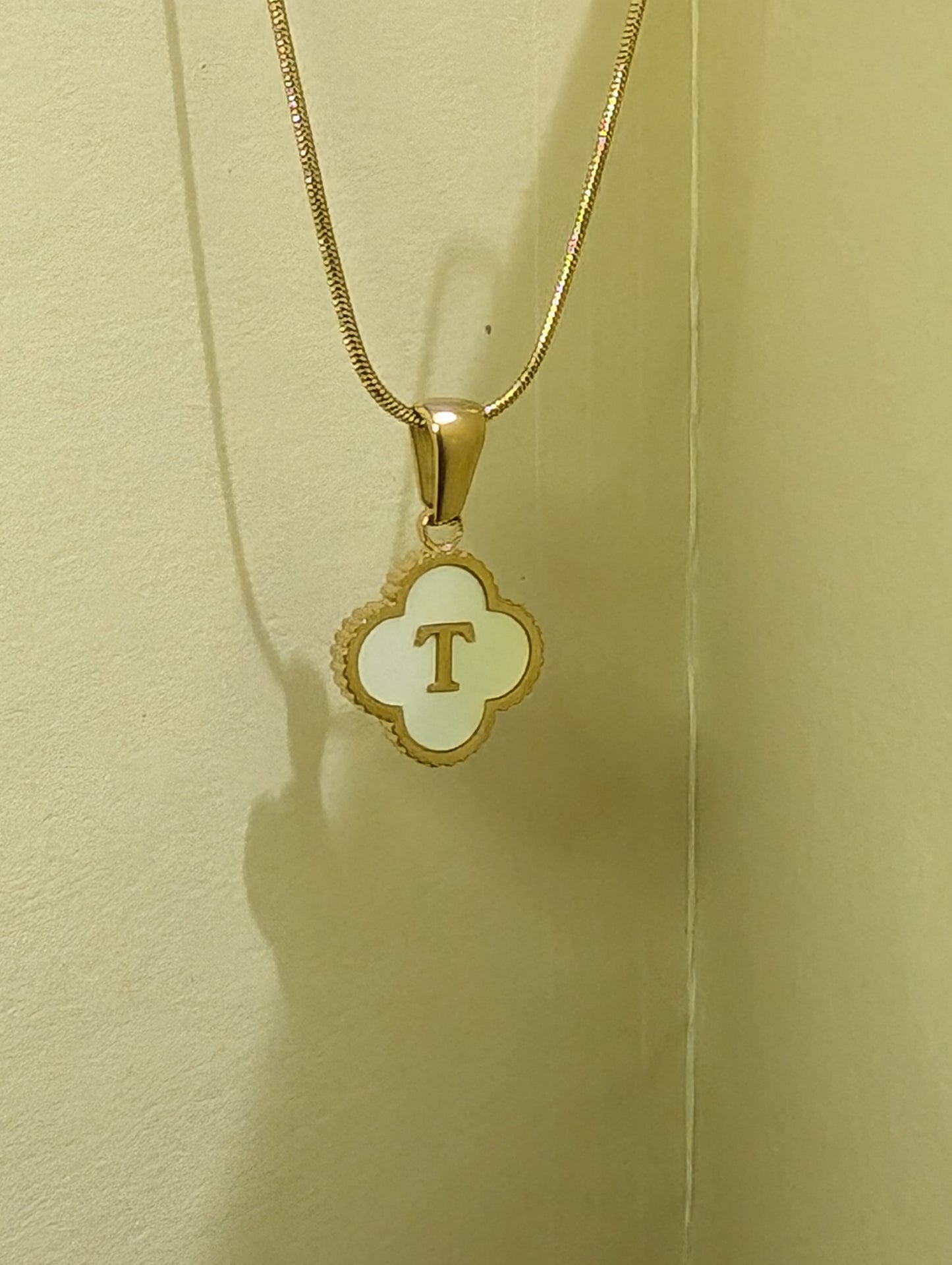 Double-Sided Stainless Steel Plated With 18k Gold Initial Necklace: A Classic and Natural Beauty | Two Necklace in 1 | Special and Unique |