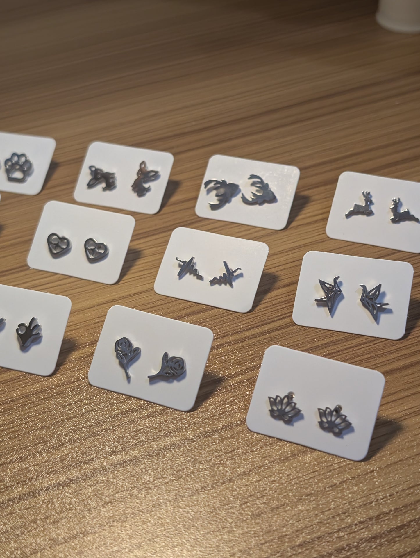 Stainless Steel Elegant and Cute Earrings, minimalist style, unique style, Waterproof and no tarnish