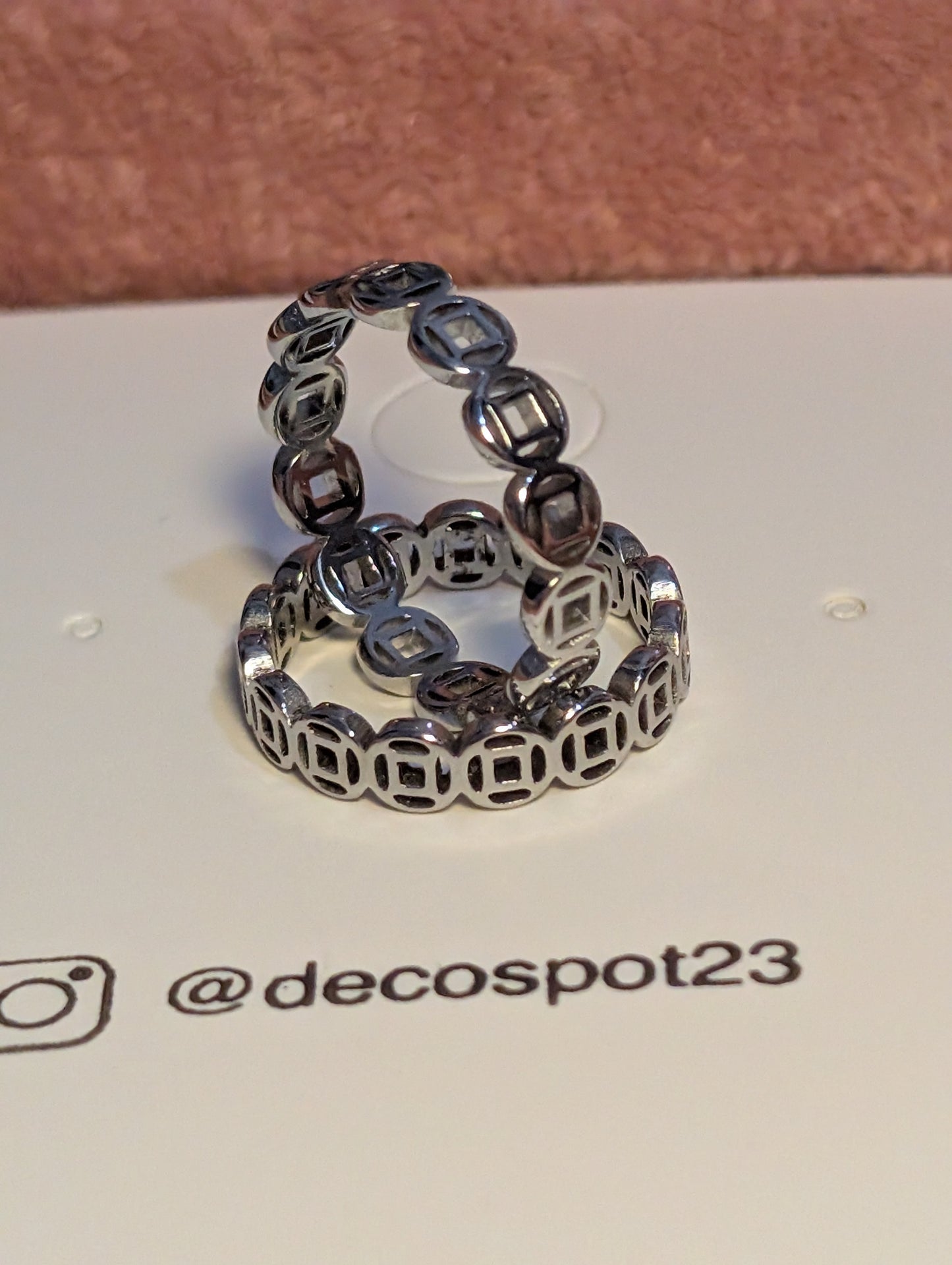 Coins 💰 Design Stainless Steel Ring