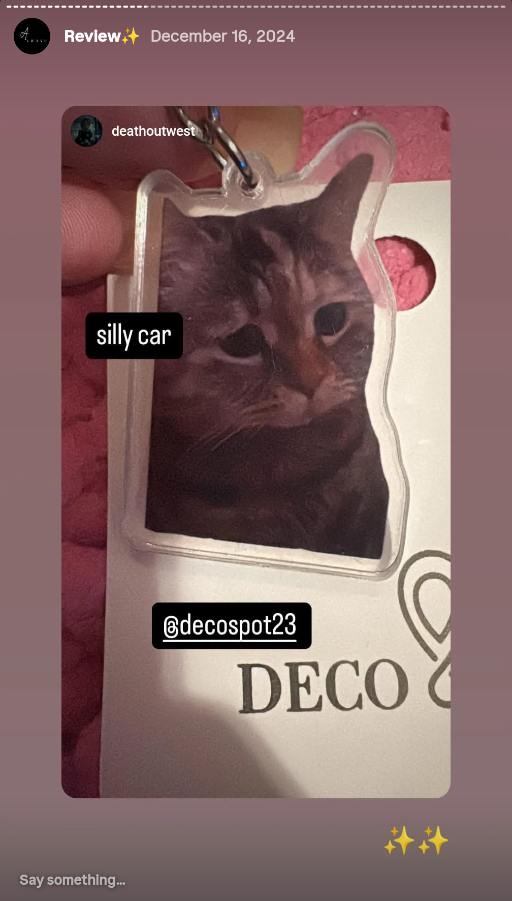 Lovely Reviews 𐙚⋆°｡⋆♡ from our Customers 💓 🙏Thank You for tagging us and make a heartfelt review for us 🥺🫶