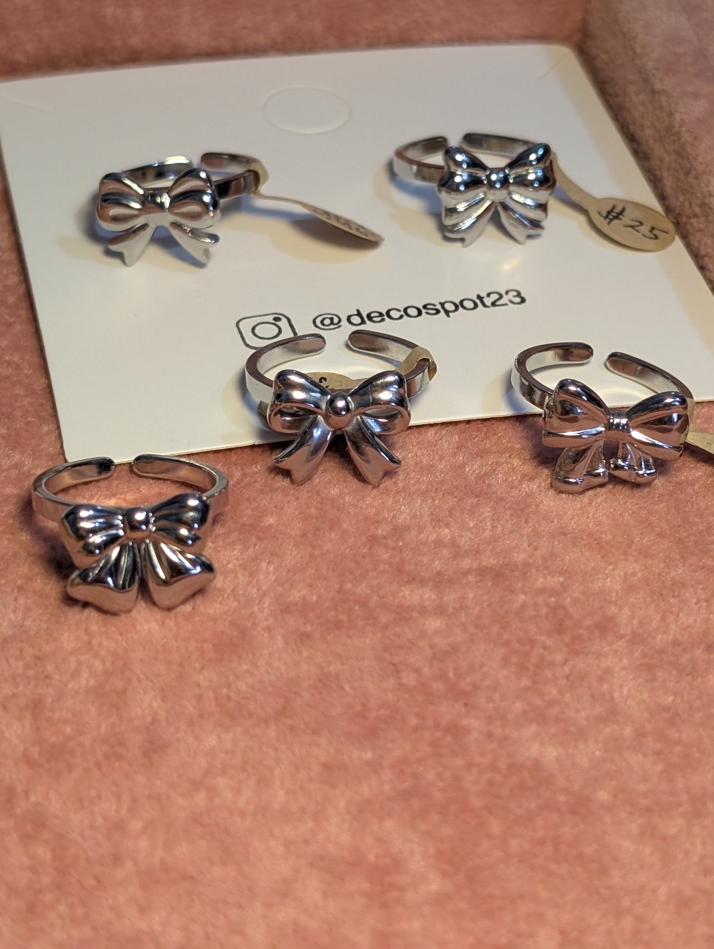 Bowtie 🎀 Stainless steel ring