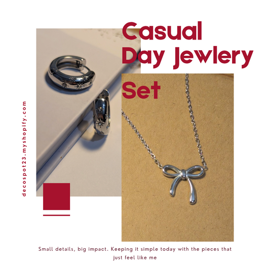 Stainless Steel Jewelry Sets | Curated Looks for Office, Casual & Party