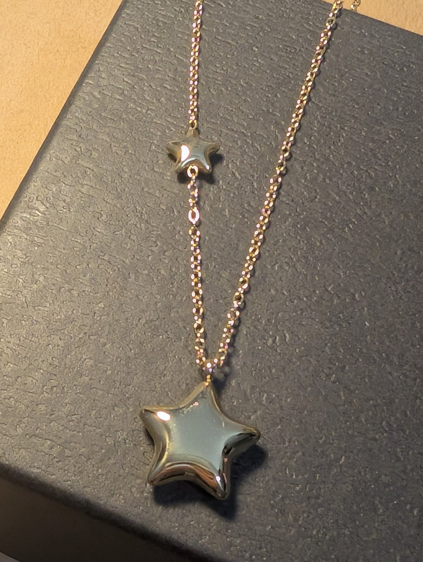 Two Stars 🌟 Design Stainless Steel Necklaces