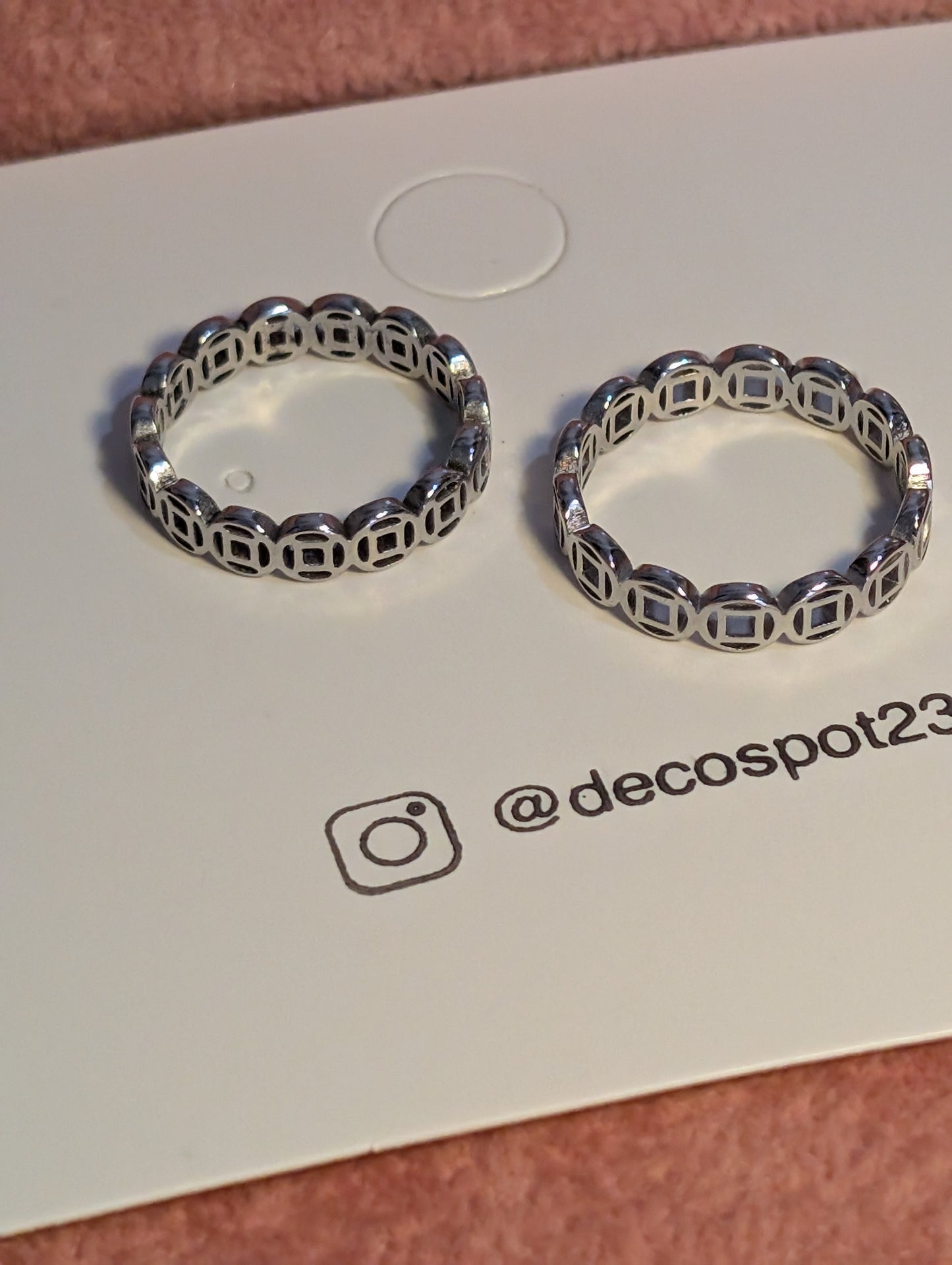 Coins 💰 Design Stainless Steel Ring