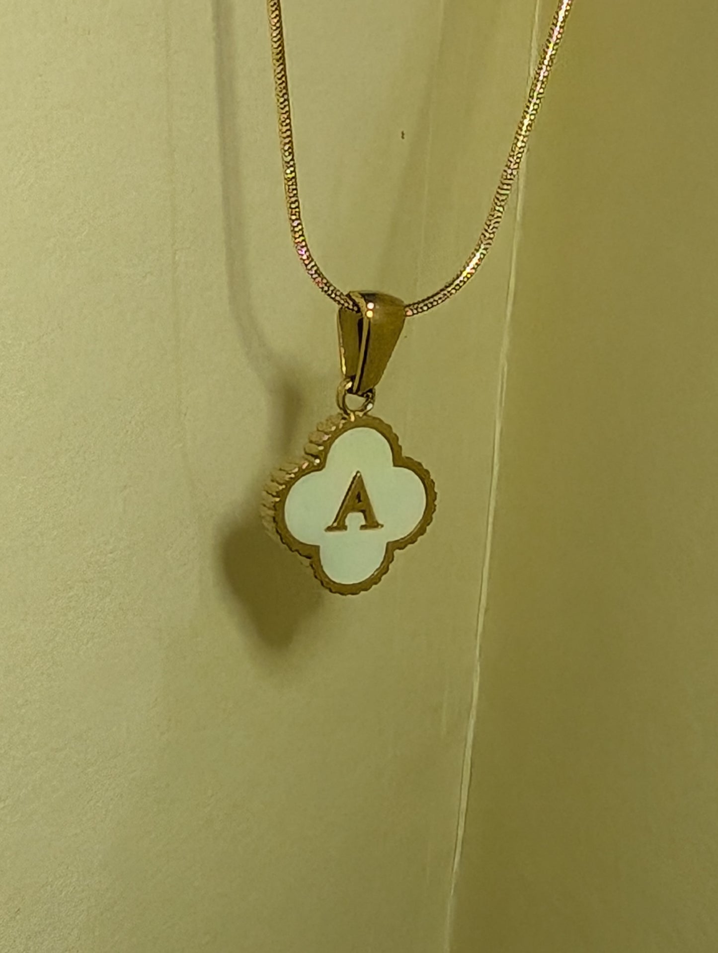 Double-Sided Stainless Steel Plated With 18k Gold Initial Necklace: A Classic and Natural Beauty | Two Necklace in 1 | Special and Unique |