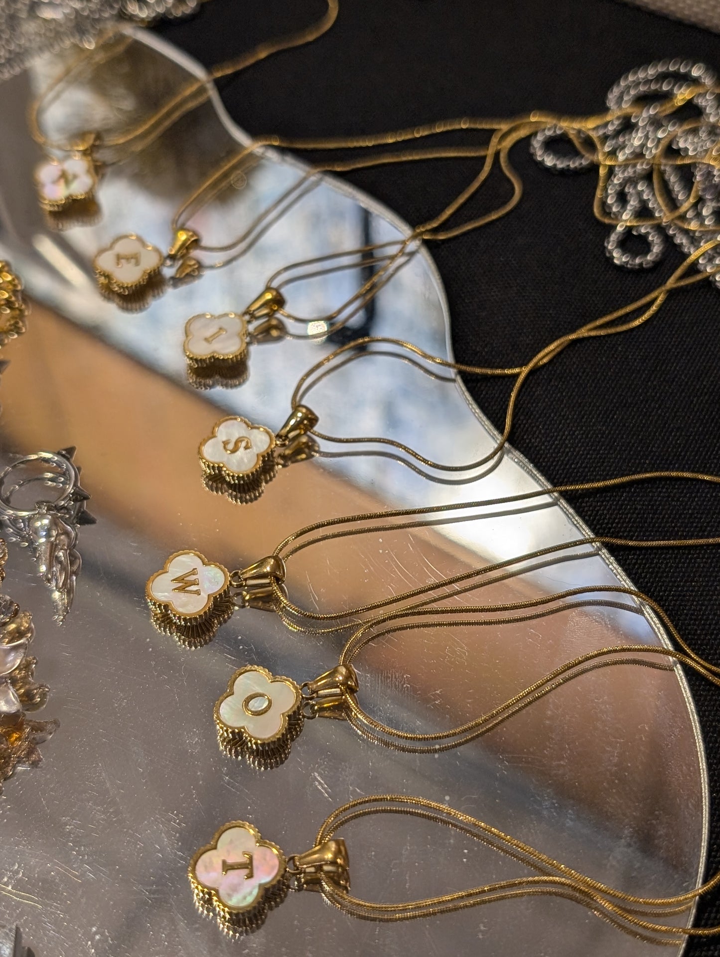 Double-Sided Stainless Steel Plated With 18k Gold Initial Necklace: A Classic and Natural Beauty | Two Necklace in 1 | Special and Unique |